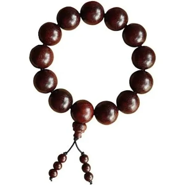 Red_Sandalwood_Beaded_Bracelet_For_Unisex