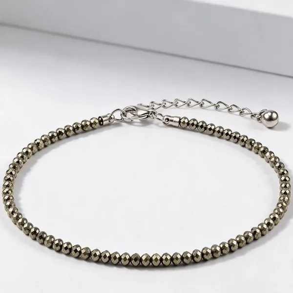 Natural_Pyrite_Beaded_Gemstone_Anklet_For_Women