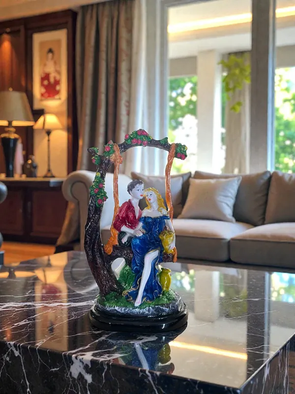 Resin_Romantic_Couple_Swing_Decorative_Showpiece