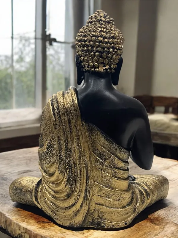 Meditating_Buddha_Figurine_With_Antique_Gold_Finish