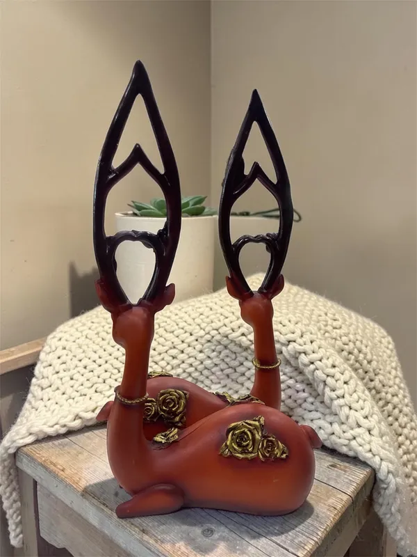 Rustic_Floral_Deer_Figurine_Set
