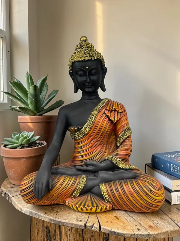 Black_And_Gold_Seated_Buddha_Decorative_Idol