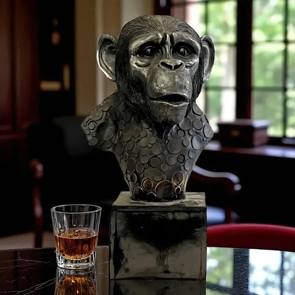 Black_Monkey_Bust_Decorative_Showpiece