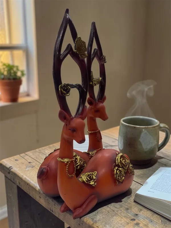 Rustic_Floral_Deer_Figurine_Set
