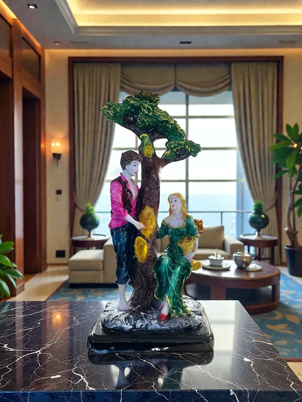 Multicolour_Couple_Under_Tree_Decorative_Figurine