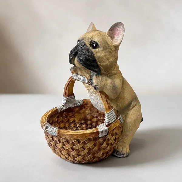 Bulldog_Basket_Decorative_Showpiece