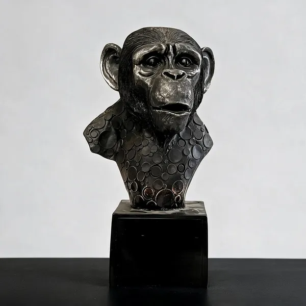 Black_Monkey_Bust_Decorative_Showpiece