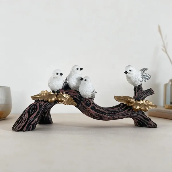 Bird_Branch_Decorative_Sculpture_With_Four_Birds