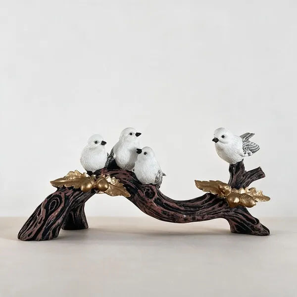 Bird_Branch_Decorative_Sculpture_With_Four_Birds