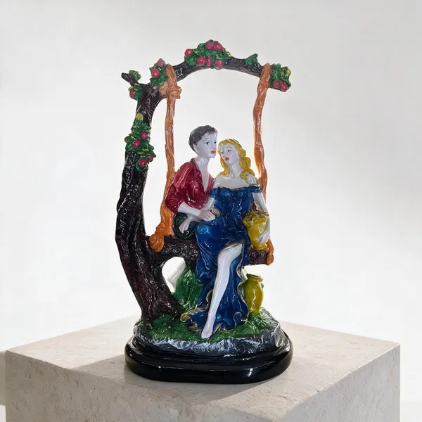 Resin_Romantic_Couple_Swing_Decorative_Showpiece