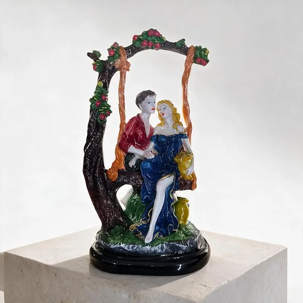Resin_Romantic_Couple_Swing_Decorative_Showpiece
