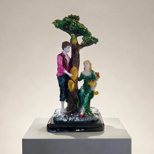 Multicolour_Couple_Under_Tree_Decorative_Figurine