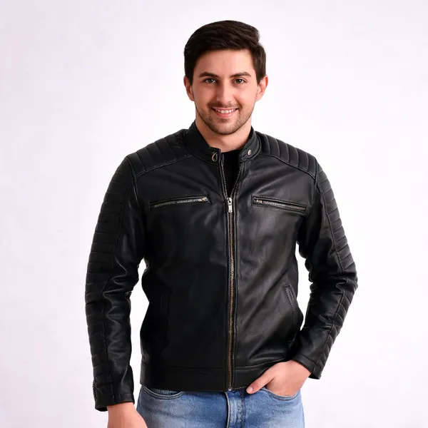 Black_Faux_Leather_Quilted_Biker_Jacket_For_Men