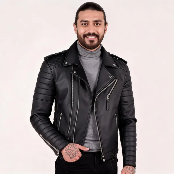 Black_Faux_Leather_Biker_Jacket_For_Men