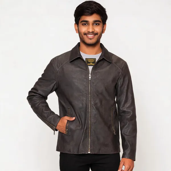Black_Faux_Leather_Regular_Fit_Jacket_For_Men