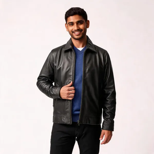 Black_Leather_Regular_Fit_Jacket_For_Men