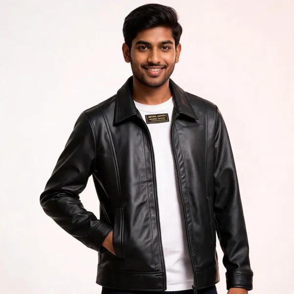 Black_Leather_Regular_Fit_Jacket_For_Men