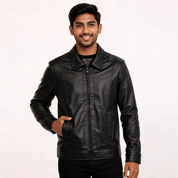 Black_Leather_Regular_Fit_Jacket_For_Men