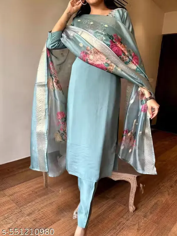 Light_Blue_Embroidered_Straight_Kurta_Set_For_Women
