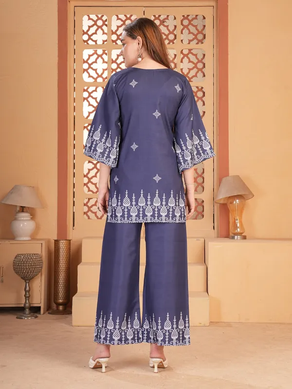 Navy_Printed_Straight_Kurta_Palazzo_Set_For_Women