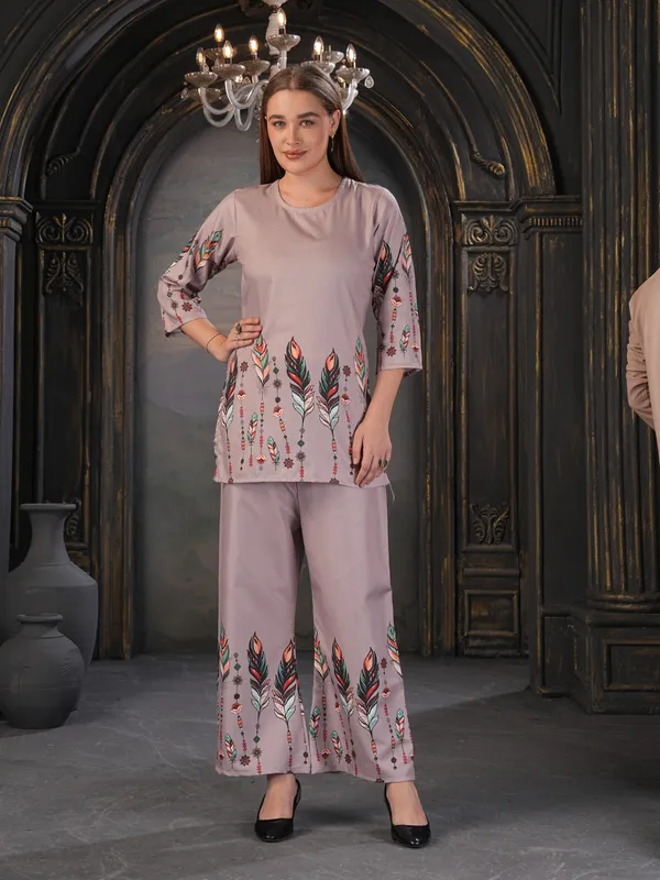 Mauve_Printed_Relaxed_Fit_Co-Ord_Set_For_Women