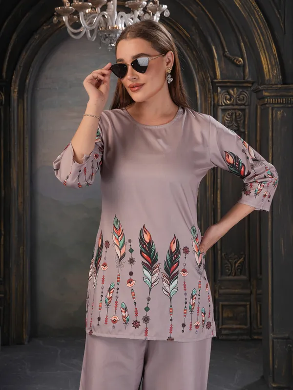 Mauve_Printed_Relaxed_Fit_Co-Ord_Set_For_Women