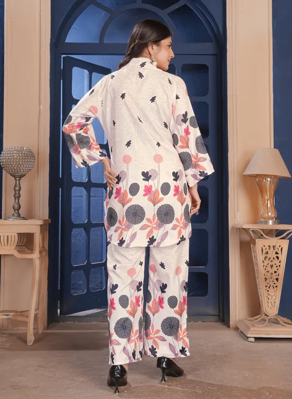 Cream_Printed_Straight_Kurta_Pant_Set_For_Women