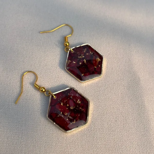 Real_Rose_Hexagon_Resin_Earrings_Handmade_Floral_Jewelry_Jeveleir_Default_Title