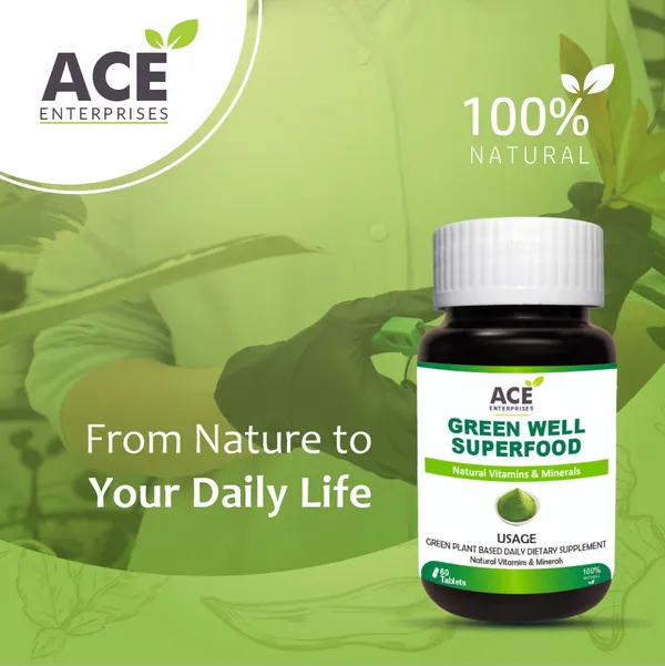 Ace_Enterprises_Green_Well_Moringa_Spirulina_Superfood_Tablets