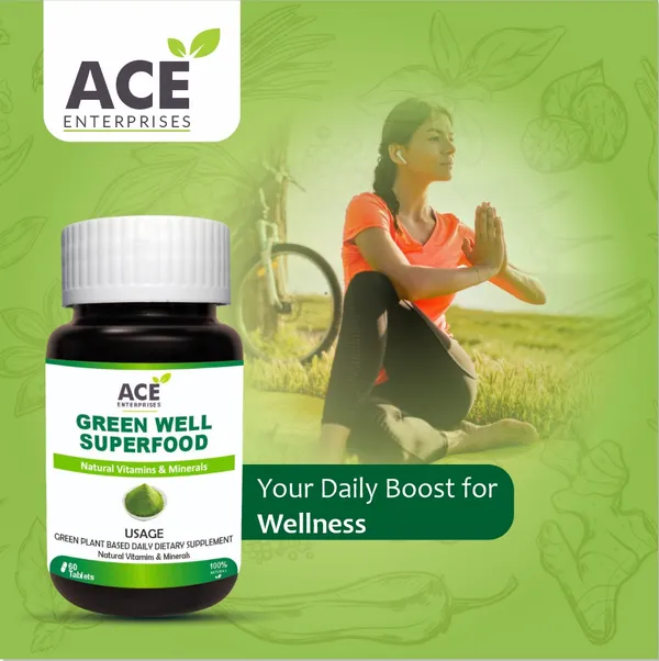 Ace_Enterprises_Green_Well_Moringa_Spirulina_Superfood_Tablets