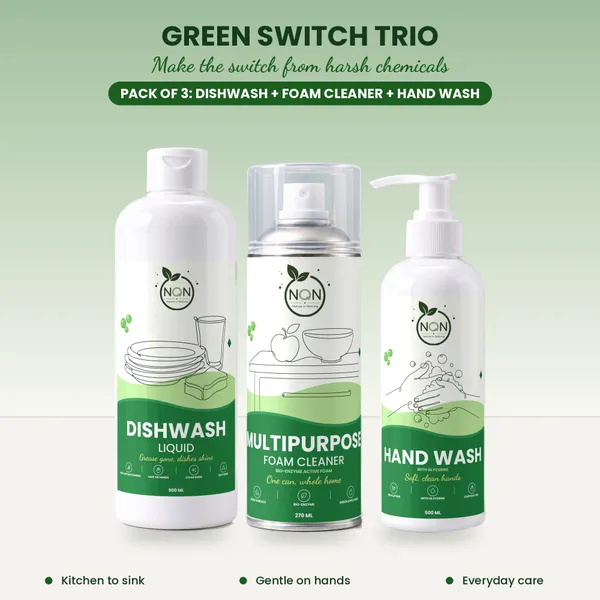 NoN_Green_Switch_Trio_(Dishwash_+_Multipurpose_Foam_+_Hand_Wash)