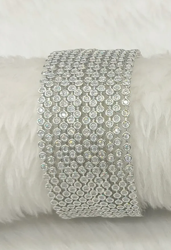 Silver_Tone_Embellished_Bracelet_for_Women