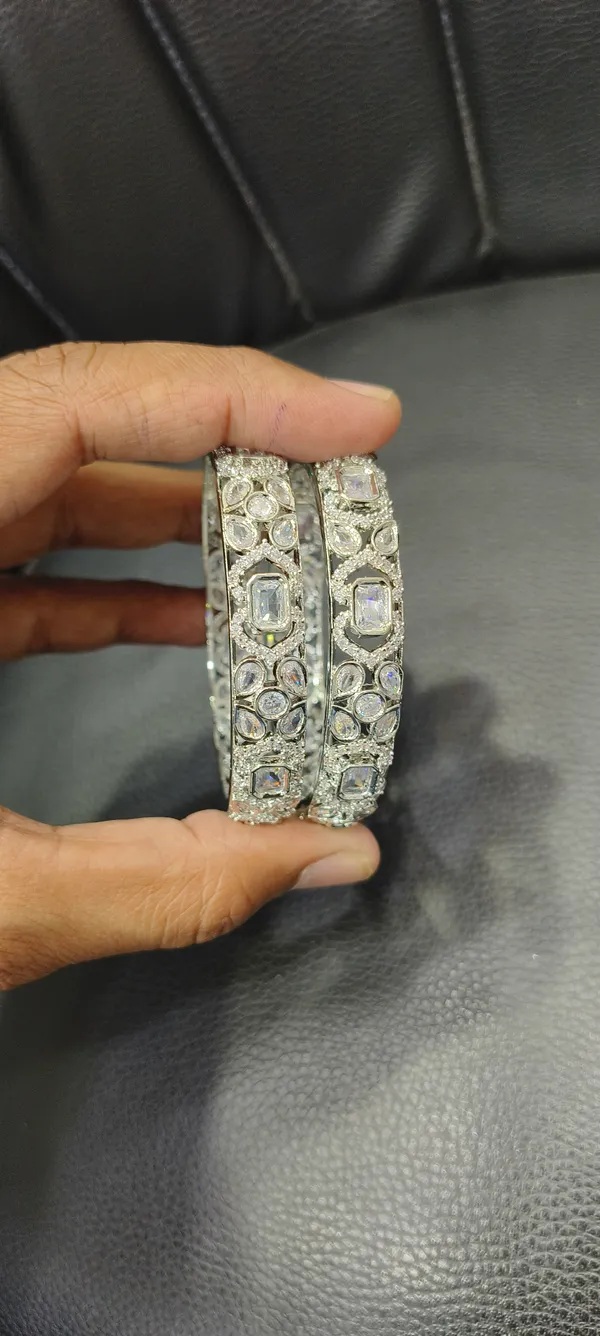 Silver-Tone_Stone_Studded_Bangles_Set_For_Women