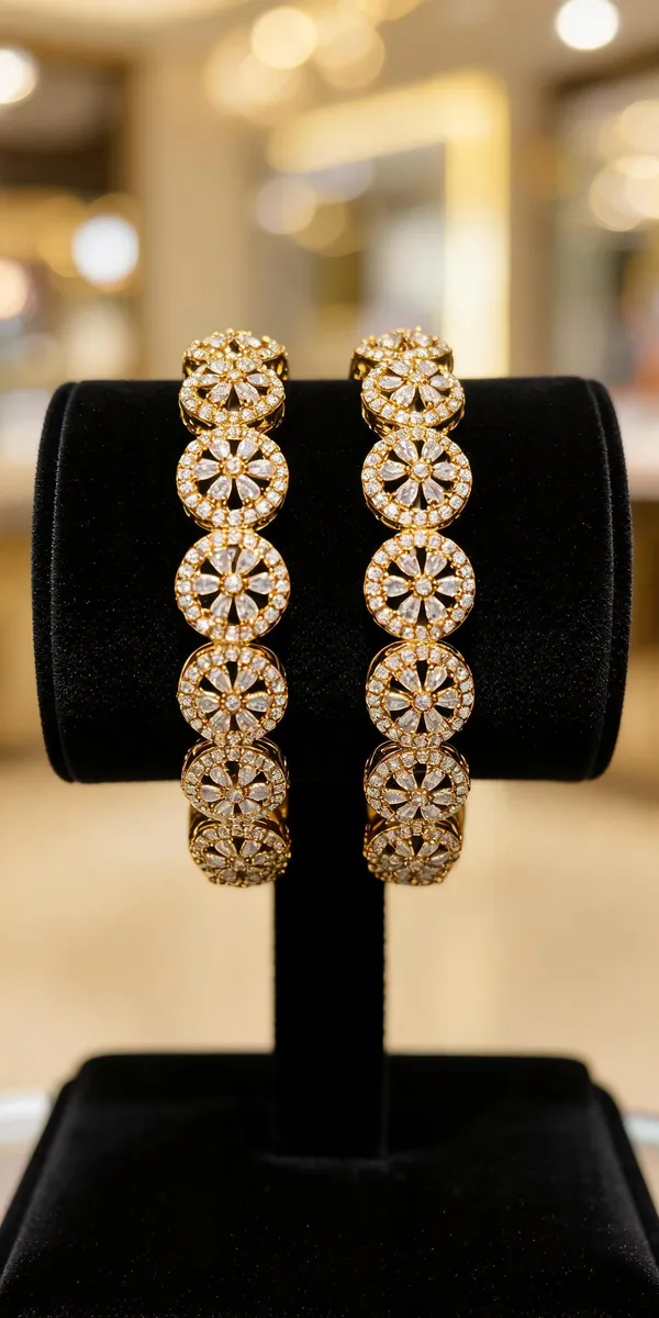 Gold_Alloy_Floral_Stone_Studded_Bangle_Set_For_Women