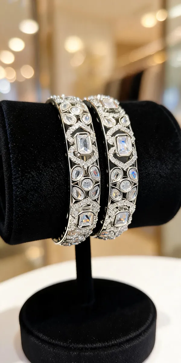Silver_Alloy_Floral_Stone_Studded_Bangle_Set_For_Women