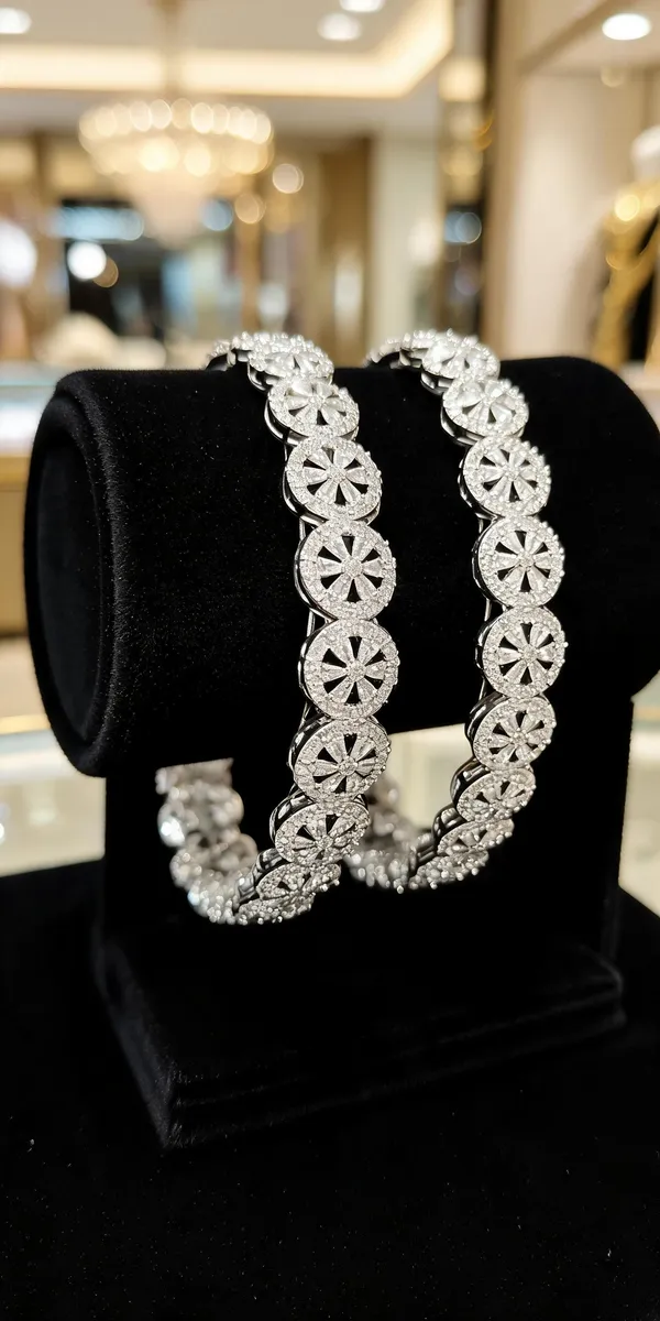 Silver_Alloy_Floral_Stone_Studded_Bangles_For_Women