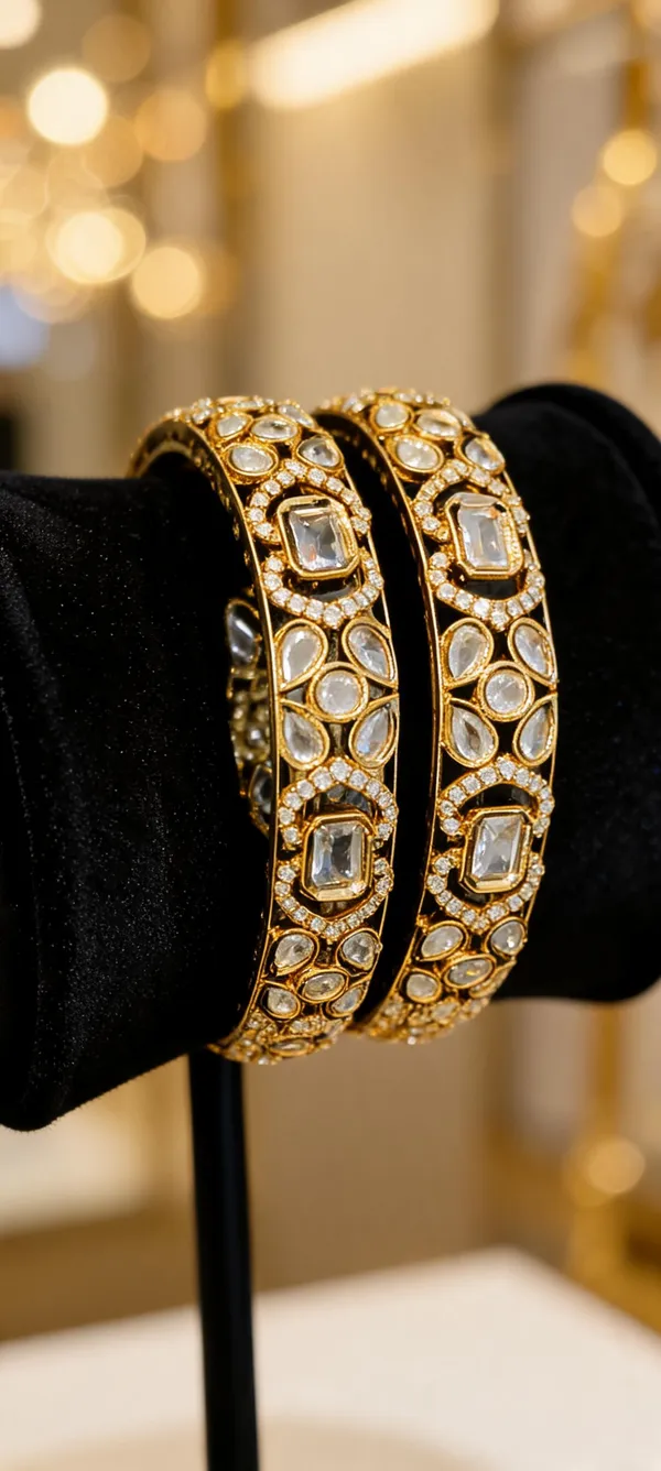Gold_Alloy_Floral_Stone_Embellished_Bangle_Set_For_Women