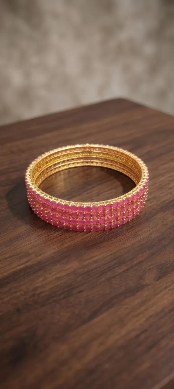 Pink_Gold_Alloy_Stone_Studded_Bangle_Set_For_Women