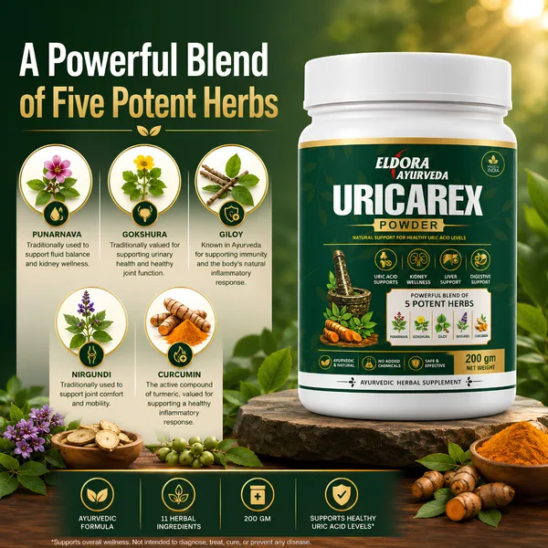 Uricarex_Punarnava_Giloy_Gokshura_Uric_Acid_Support_Powder