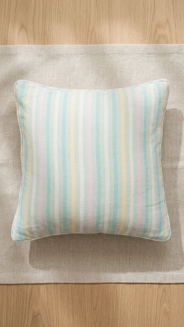 Pastel_Stripe_Piped_Square_Cushion_45x45_Cm