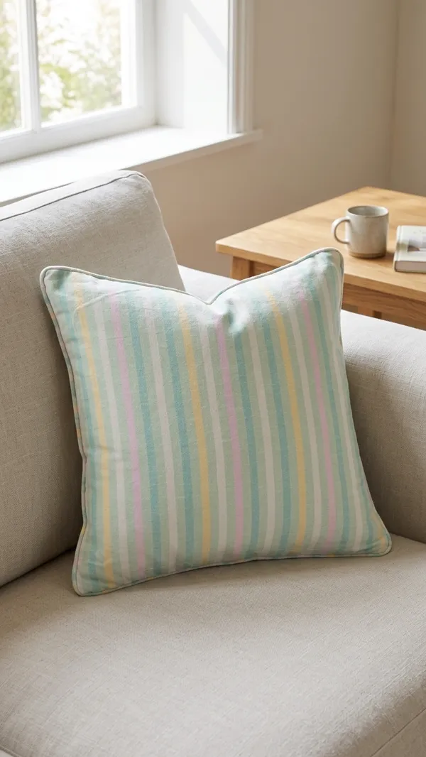 Pastel_Stripe_Piped_Square_Cushion_45x45_Cm
