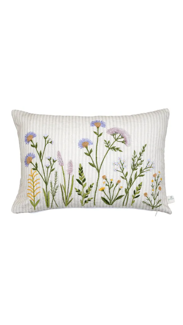 Embroidered_Wildflower_Meadow_Lumbar_Pillow_35x50_CM