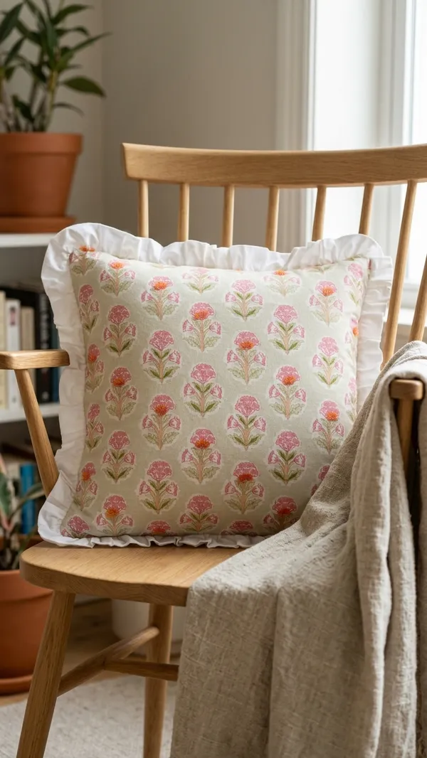 Block_Print_Floral_Ruffled_Square_Cushion_45x45cm
