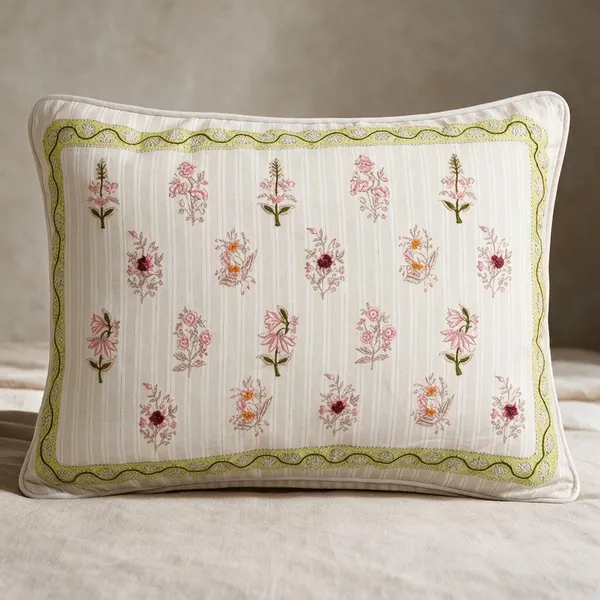 Embroidered_Floral_Sprig_Bordered_Lumbar_Pillow_35x50_CM