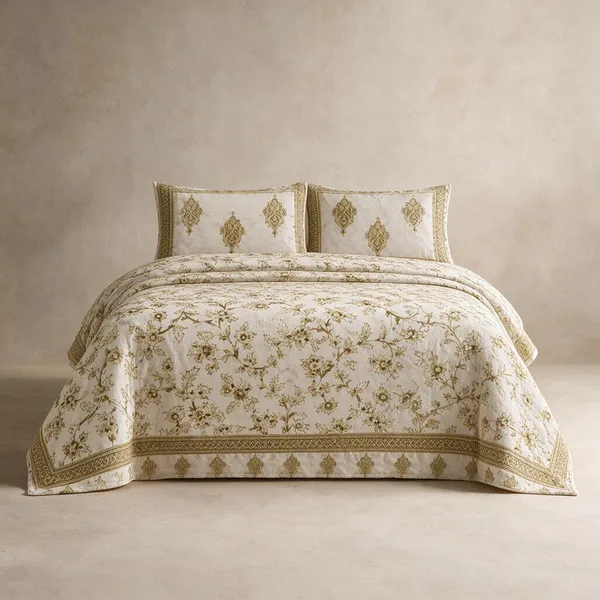 Floral_Printed_Bedding_Set_1_King_Bedsheet_1_Jaipuri_Razai_Quilt_2_Pillow_Covers