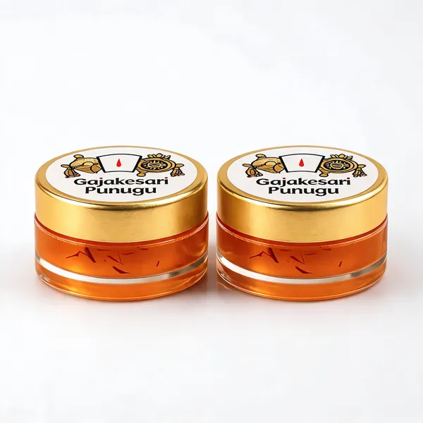 Gajakesari_Punugu_Sandalwood_Saffron_Fragrance_Paste_Pack_Of_2