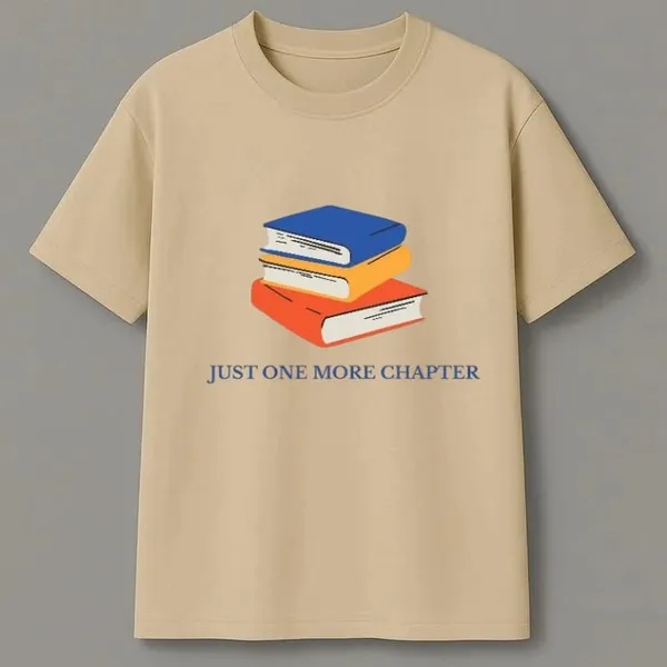 Beige_Casual_Graphic_T-Shirt_for_Readers
