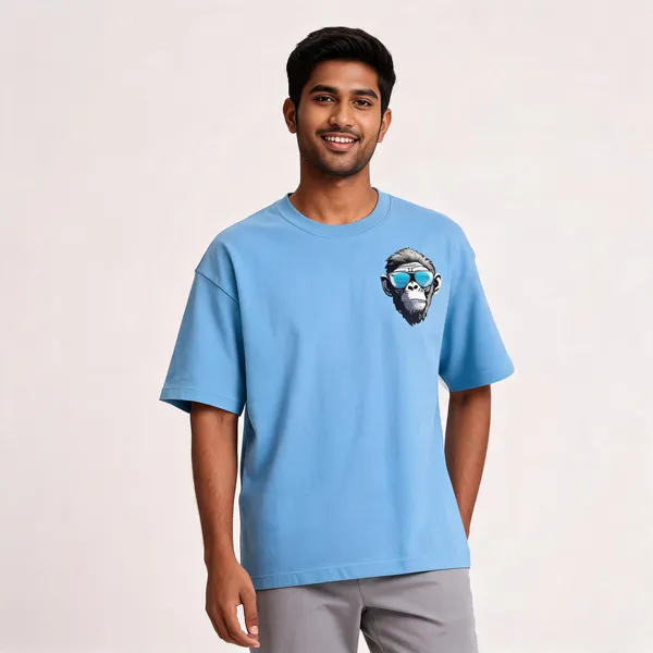 Blue_Cotton_Relaxed_Fit_Graphic_T-Shirt_For_Men