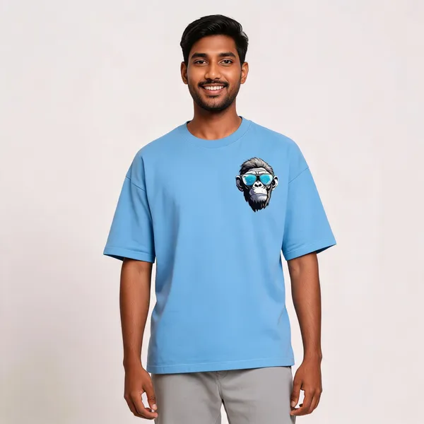 Blue_Cotton_Relaxed_Fit_Graphic_T-Shirt_For_Men