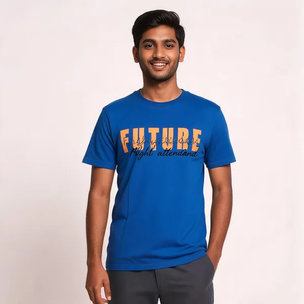 Blue_Cotton_Regular_Fit_Graphic_T-Shirt_For_Men